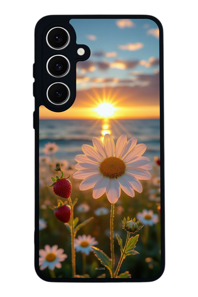 Samsung Galaxy A16 Uyumlu Cicek Tasarımlı Glossy Premium Kılıf