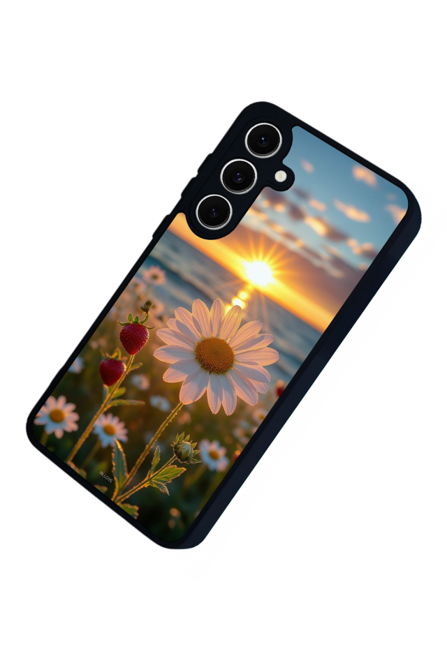 Samsung Galaxy A16 Uyumlu Cicek Tasarımlı Glossy Premium Kılıf
