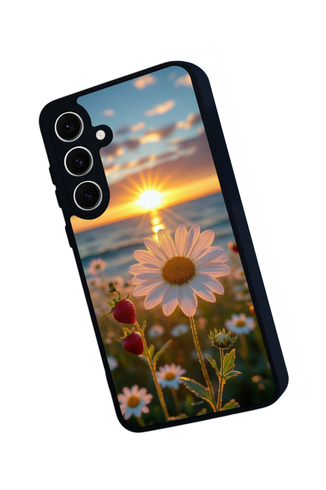 Samsung Galaxy A16 Uyumlu Cicek Tasarımlı Glossy Premium Kılıf