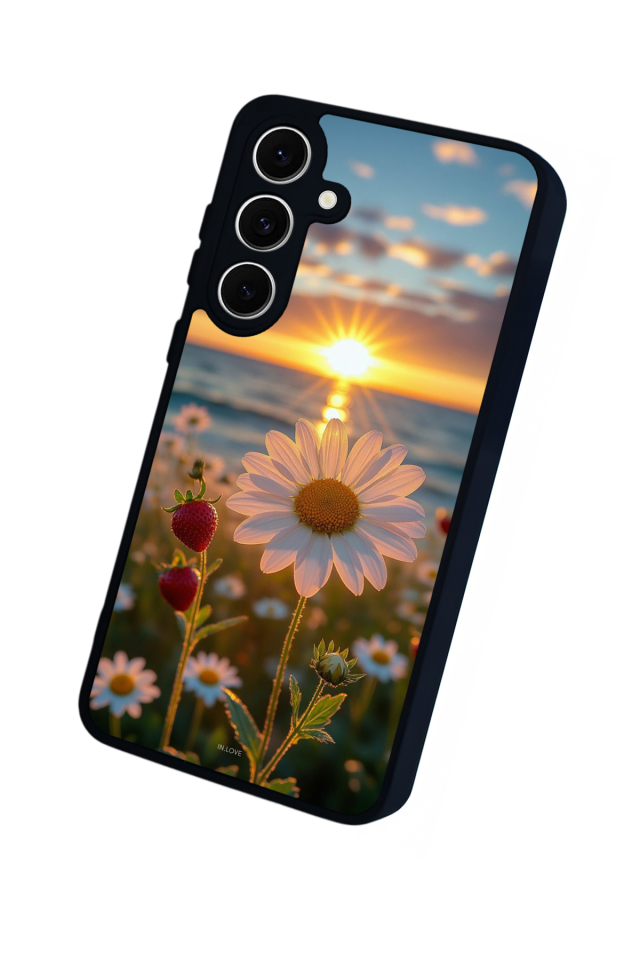 Samsung Galaxy A16 Uyumlu Cicek Tasarımlı Glossy Premium Kılıf