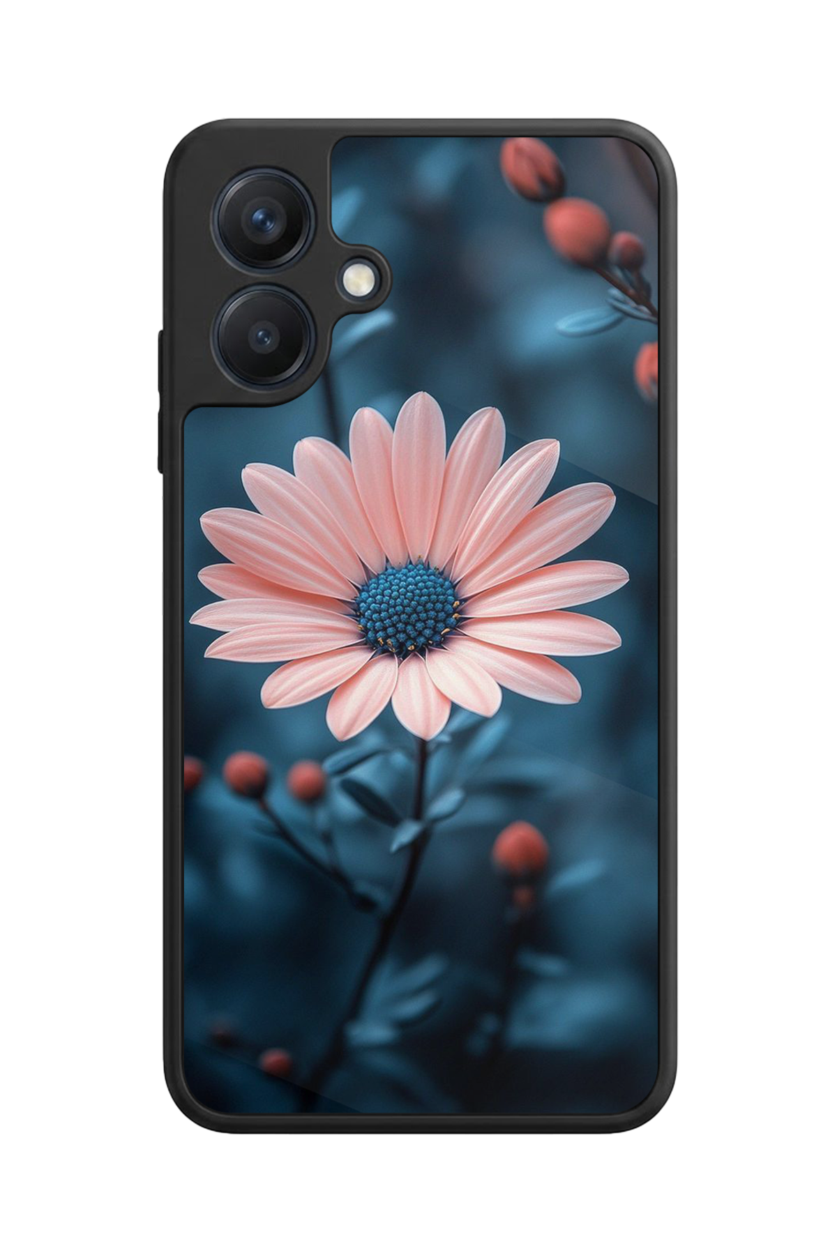 Samsung Galaxy A07 Uyumlu Cicek Tasarımlı Glossy Premium Kılıf