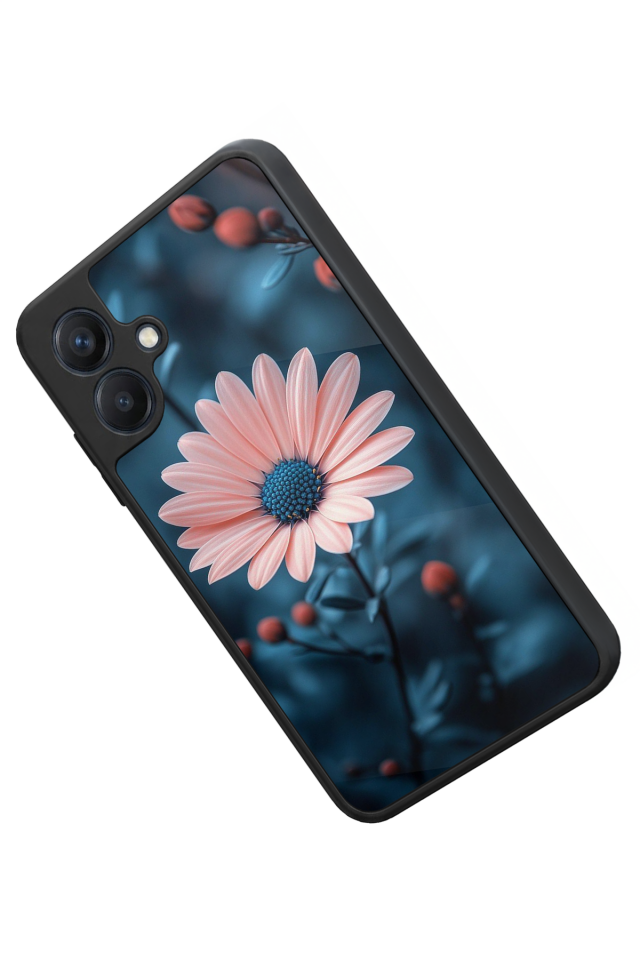 Samsung Galaxy A07 Uyumlu Cicek Tasarımlı Glossy Premium Kılıf