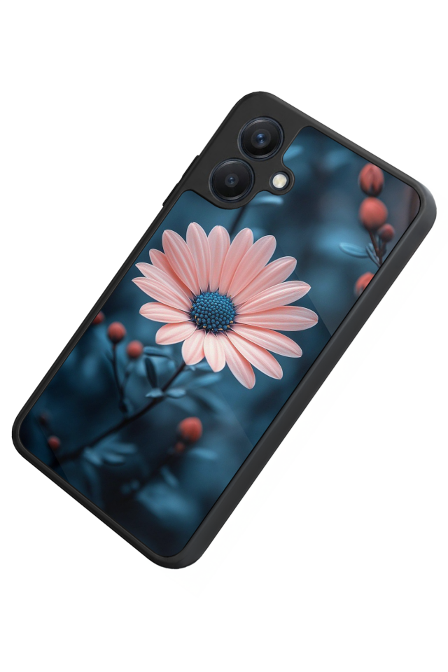 Samsung Galaxy A07 Uyumlu Cicek Tasarımlı Glossy Premium Kılıf