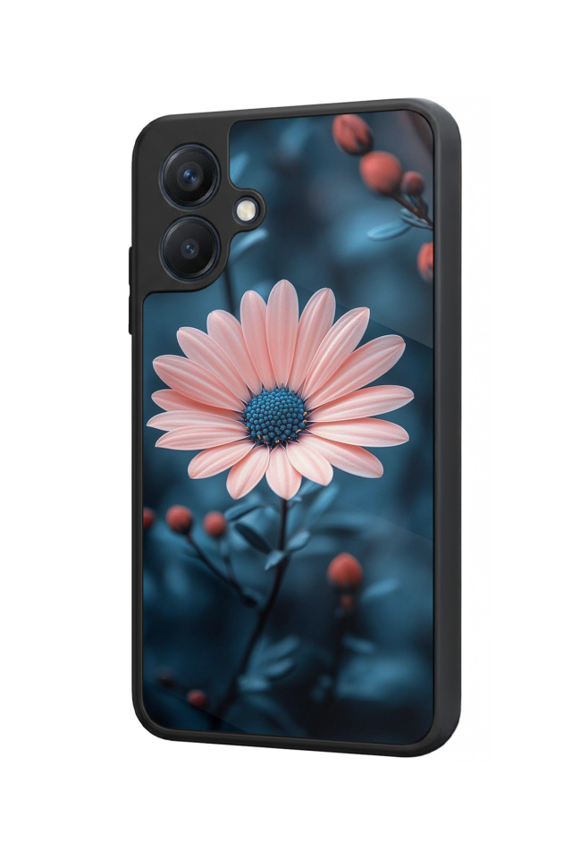 Samsung Galaxy A07 Uyumlu Cicek Tasarımlı Glossy Premium Kılıf