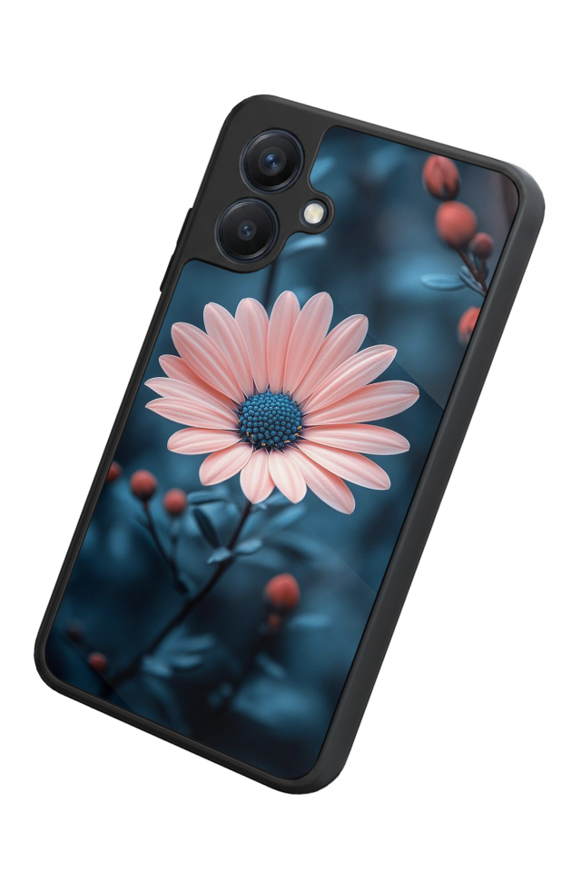Samsung Galaxy A07 Uyumlu Cicek Tasarımlı Glossy Premium Kılıf