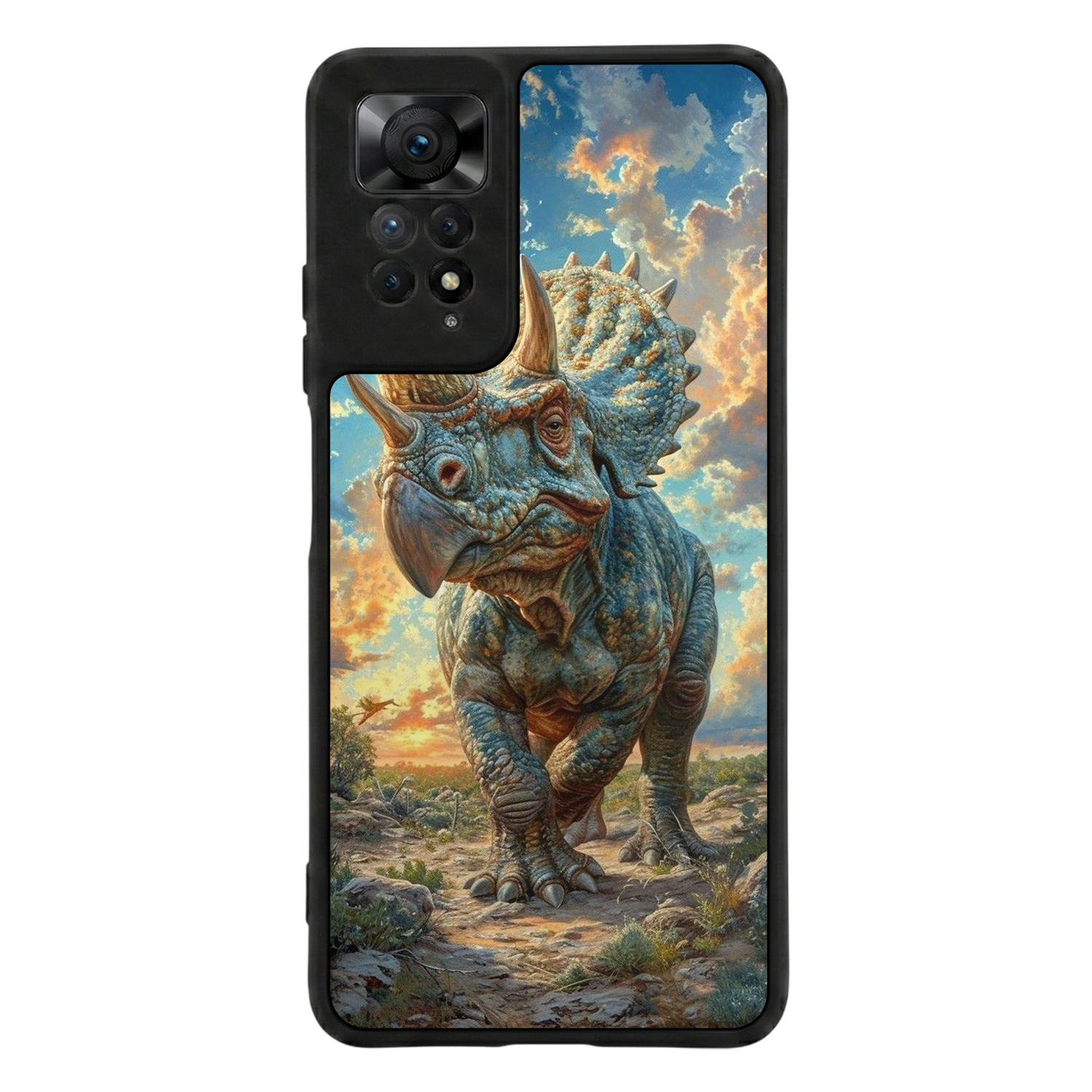 Xiaomi Redmi Note 11 Pro Uyumlu Dinazor Tasarımlı Glossy Premium Kılıf