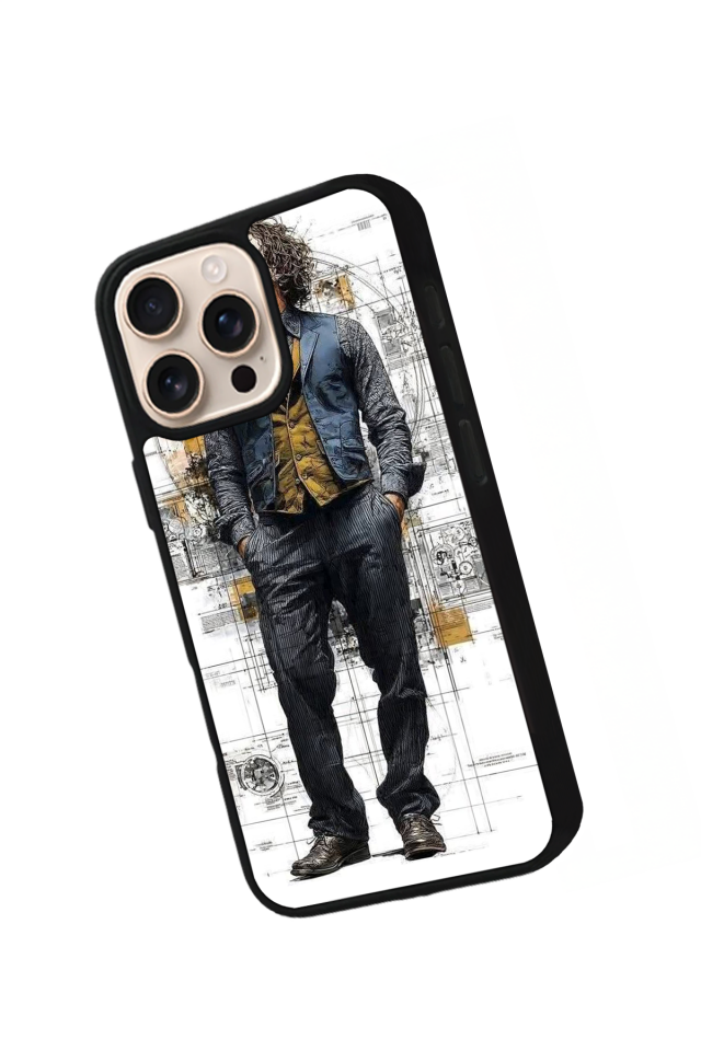 iPhone 16 Pro Uyumlu Joker Tasarımlı Glossy Premium Kılıf