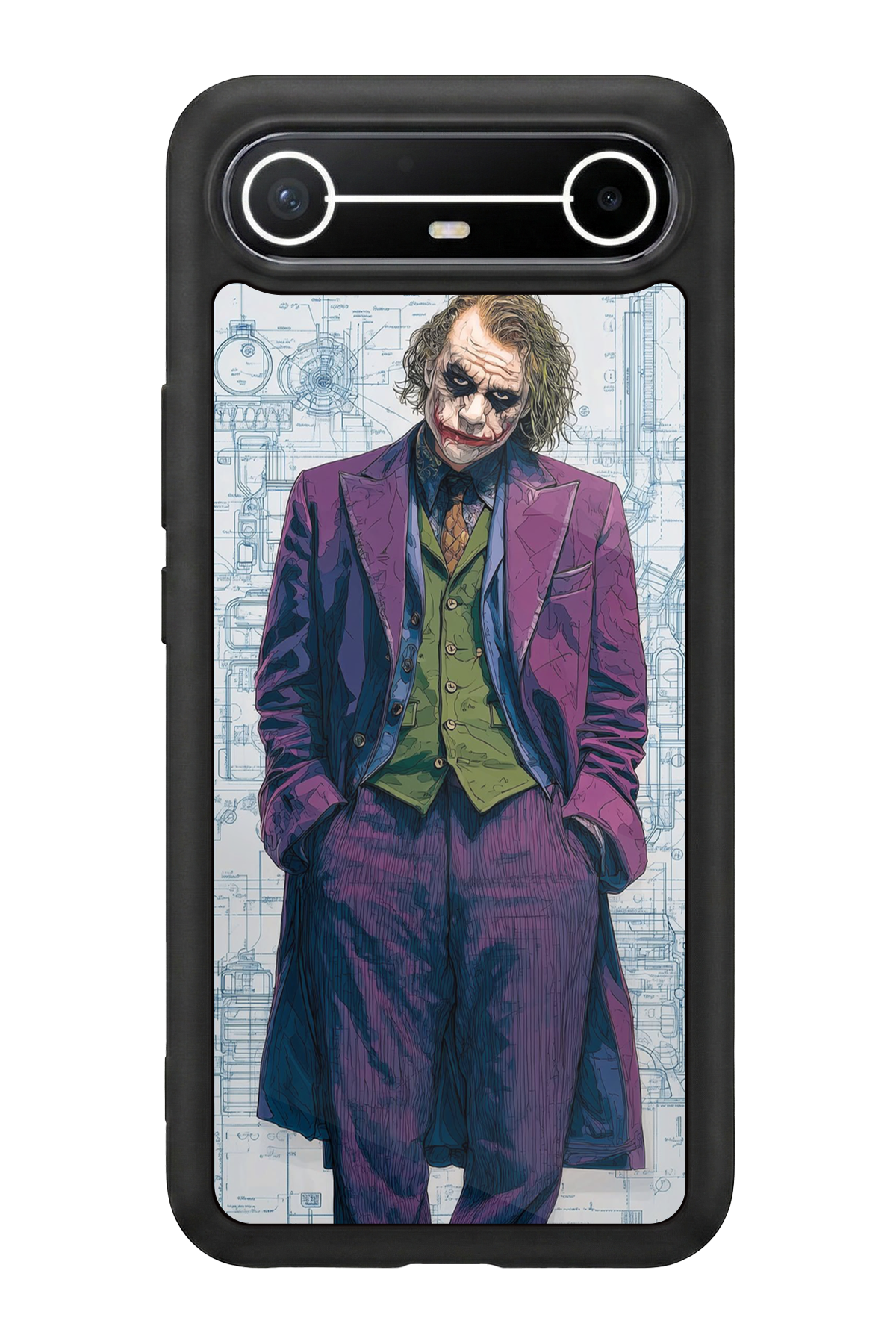 Tecno Spark Slim 5G Uyumlu Joker Tasarımlı Glossy Premium Kılıf