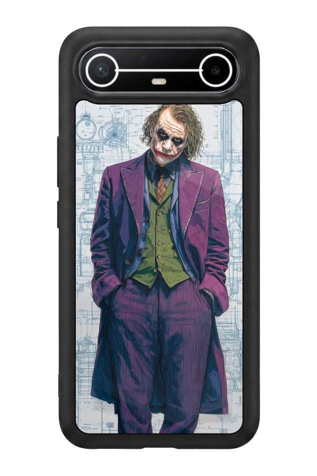Tecno Spark Slim 5G Uyumlu Joker Tasarımlı Glossy Premium Kılıf