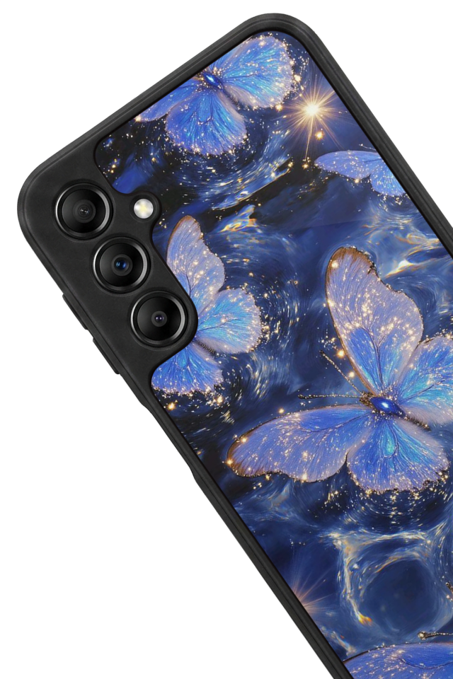 Samsung Galaxy A14 Uyumlu Kelebek Tasarımlı Glossy Premium Kılıf