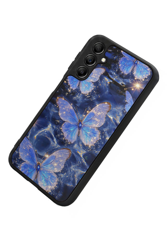 Samsung Galaxy A14 Uyumlu Kelebek Tasarımlı Glossy Premium Kılıf