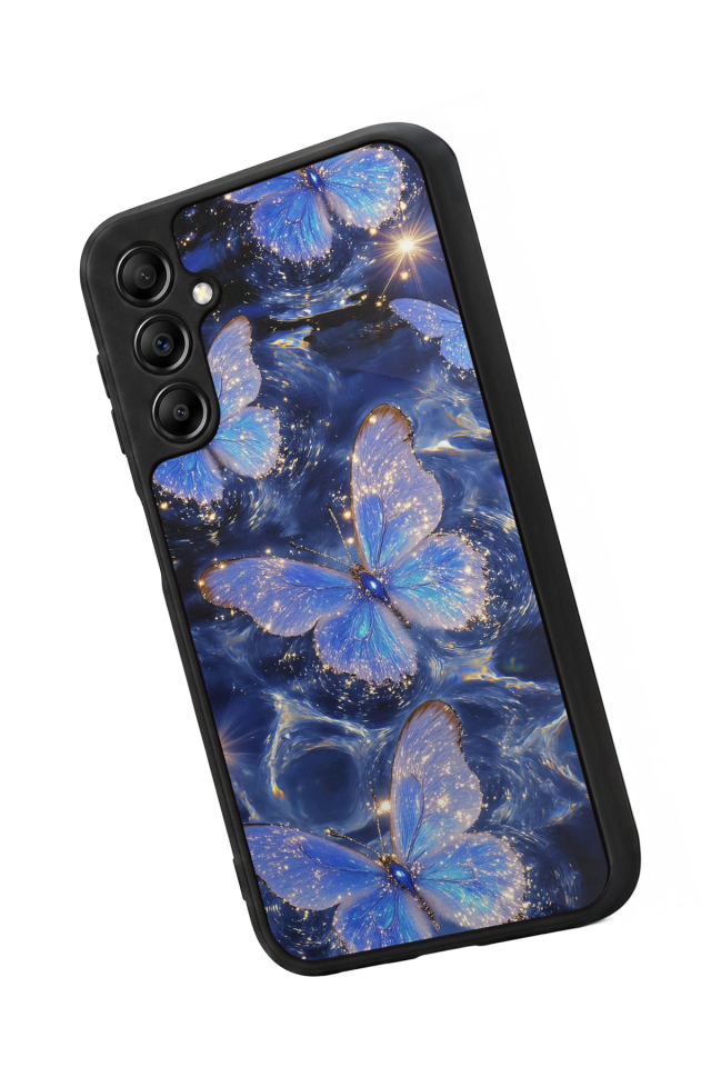 Samsung Galaxy A14 Uyumlu Kelebek Tasarımlı Glossy Premium Kılıf
