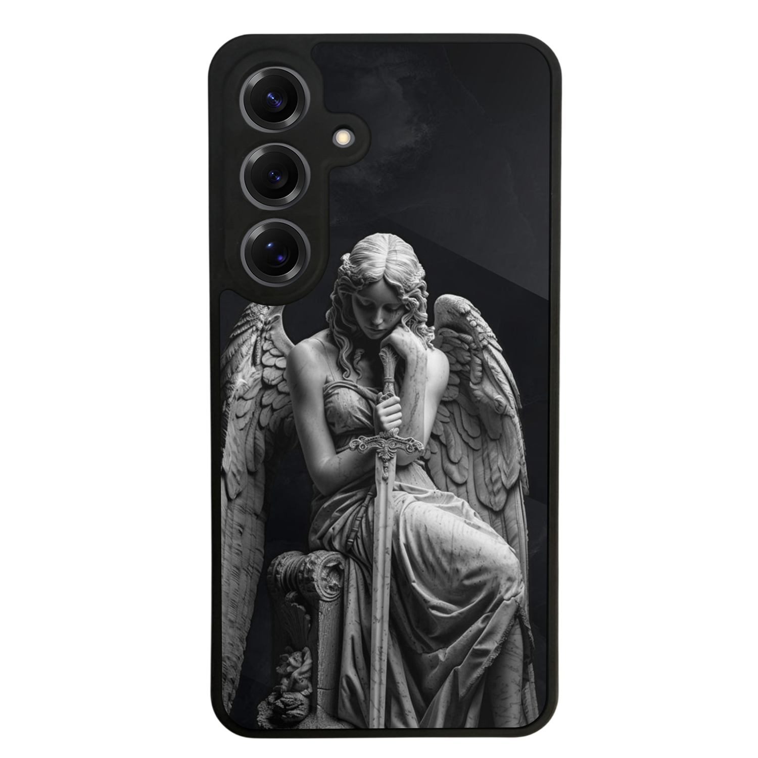 Samsung Galaxy S25 Uyumlu Melek Tasarımlı Glossy Premium Kılıf