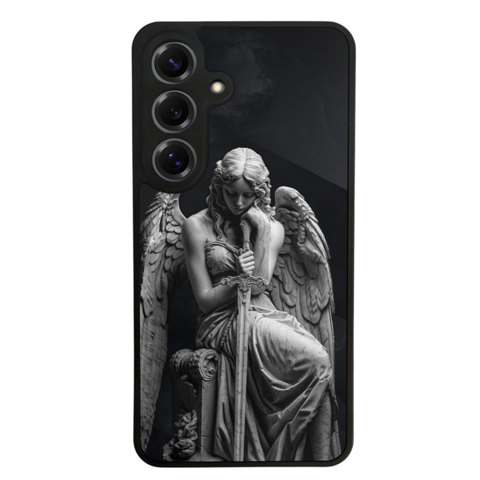 Samsung Galaxy S25 Uyumlu Melek Tasarımlı Glossy Premium Kılıf