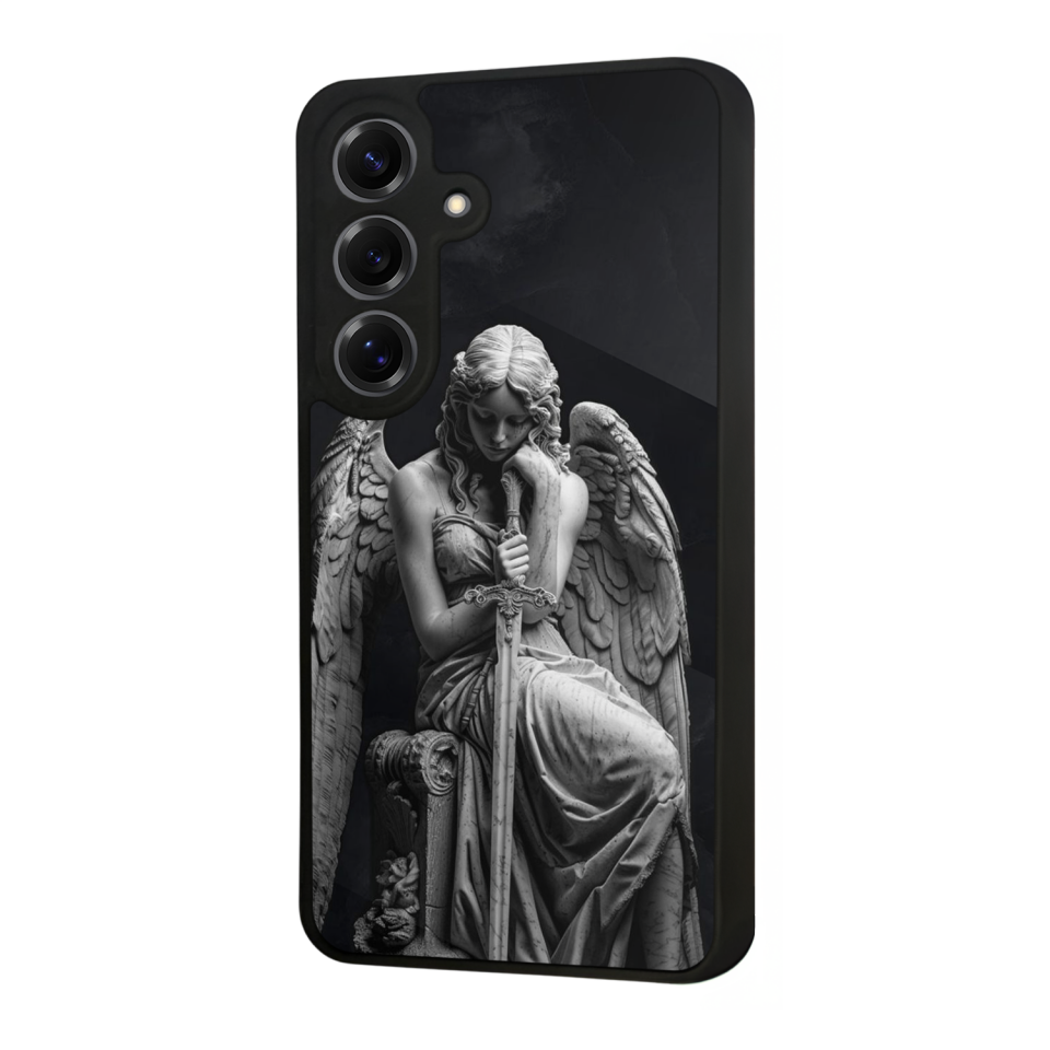 Samsung Galaxy S25 Uyumlu Melek Tasarımlı Glossy Premium Kılıf