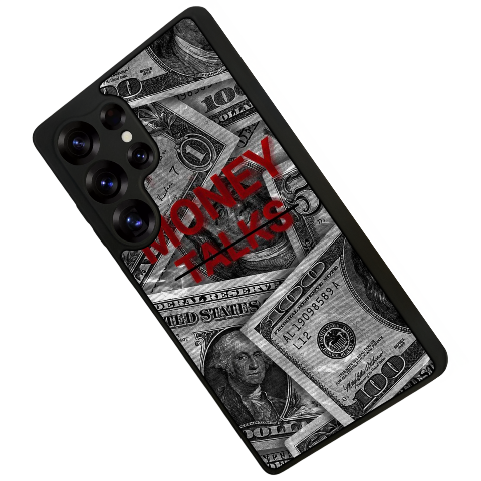 Samsung Galaxy S25 Ultra Uyumlu Money Para Tasarımlı Glossy Premium Kılıf