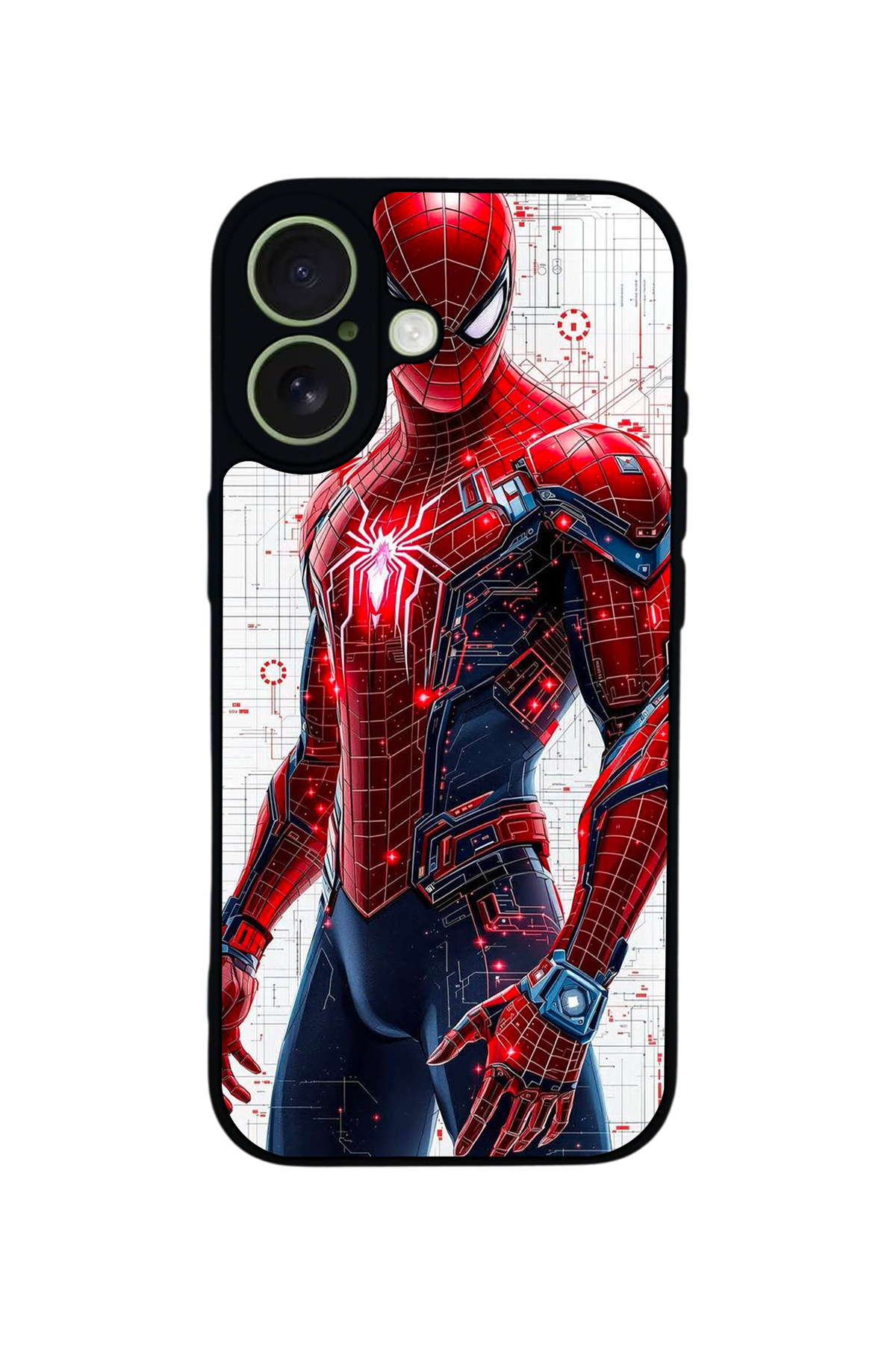 iPhone 17 Uyumlu Spider Man ( Örümcek Adam ) Tasarımlı Glossy Premium Kılıf