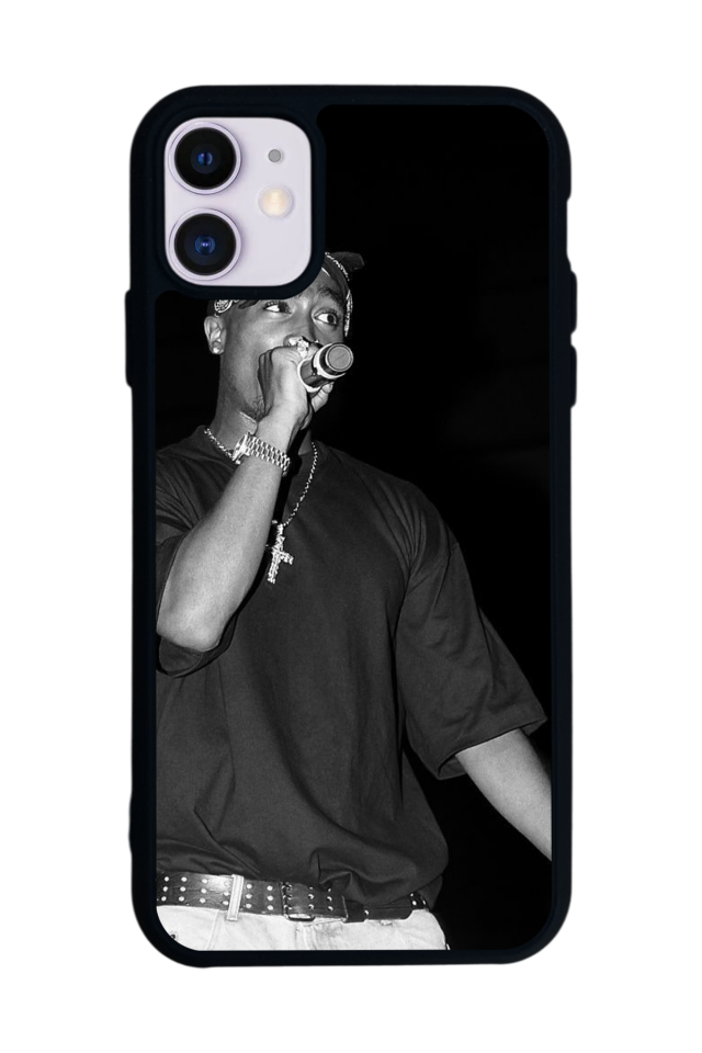 iPhone 11 Uyumlu Tupac Tasarımlı Glossy Premium Kılıf