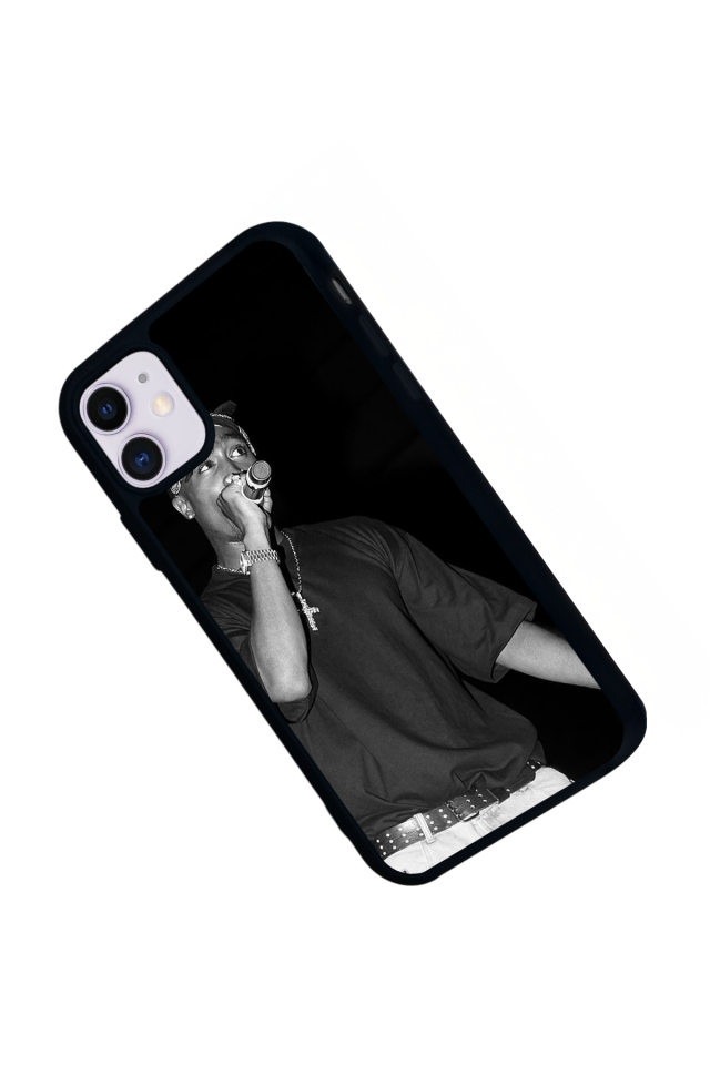 iPhone 11 Uyumlu Tupac Tasarımlı Glossy Premium Kılıf