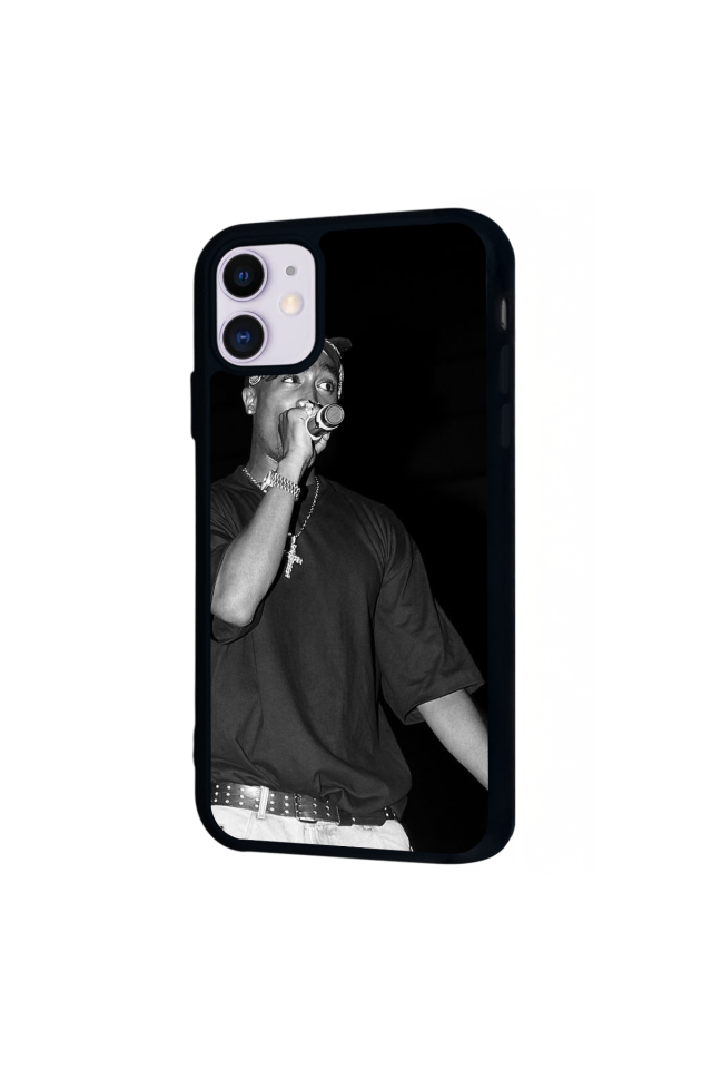 iPhone 11 Uyumlu Tupac Tasarımlı Glossy Premium Kılıf