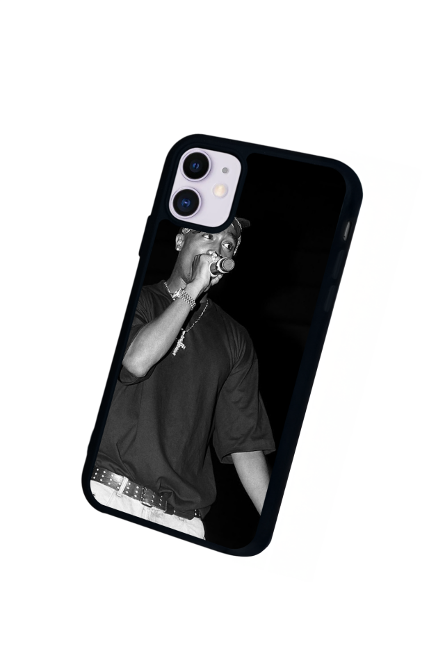 iPhone 11 Uyumlu Tupac Tasarımlı Glossy Premium Kılıf