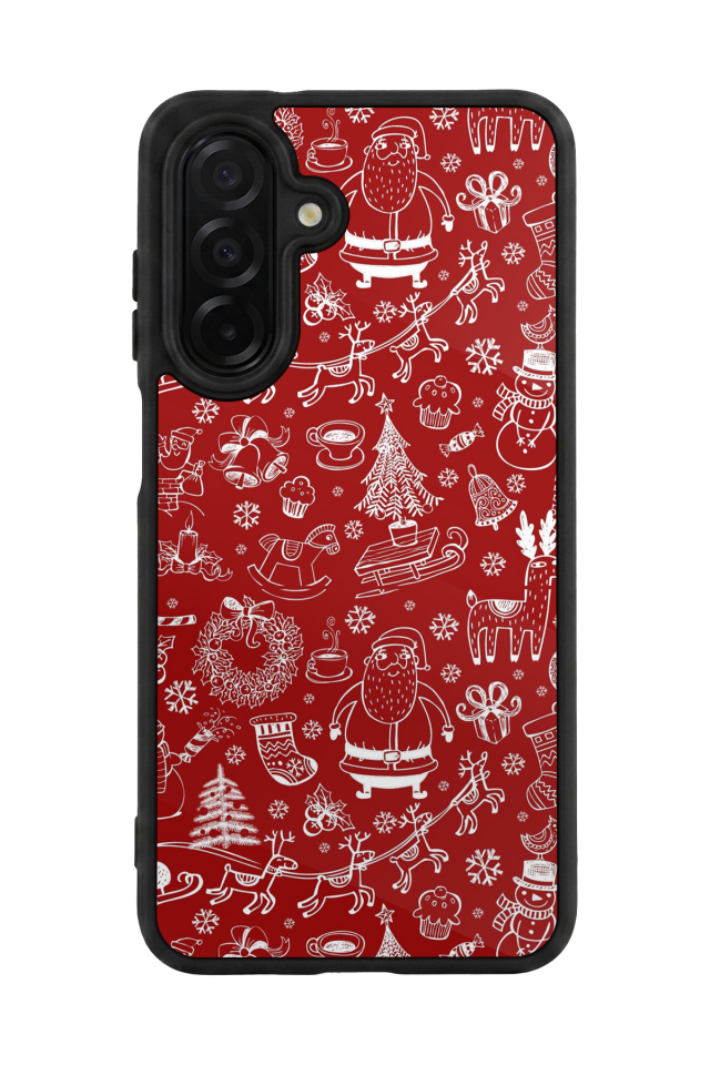 Samsung Galaxy A36 Uyumlu Yilbasi Christmas Tasarımlı Glossy Premium Kılıf