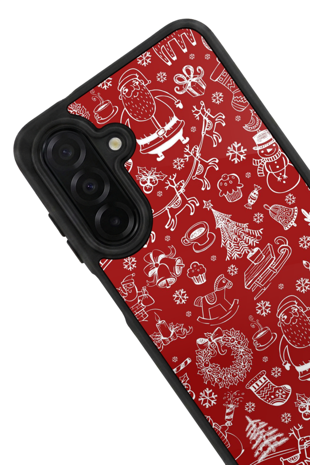 Samsung Galaxy A36 Uyumlu Yilbasi Christmas Tasarımlı Glossy Premium Kılıf