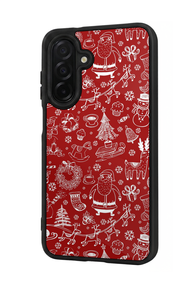Samsung Galaxy A36 Uyumlu Yilbasi Christmas Tasarımlı Glossy Premium Kılıf