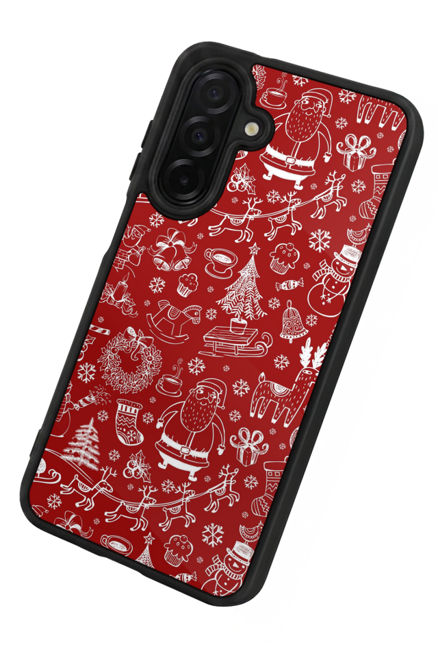 Samsung Galaxy A36 Uyumlu Yilbasi Christmas Tasarımlı Glossy Premium Kılıf