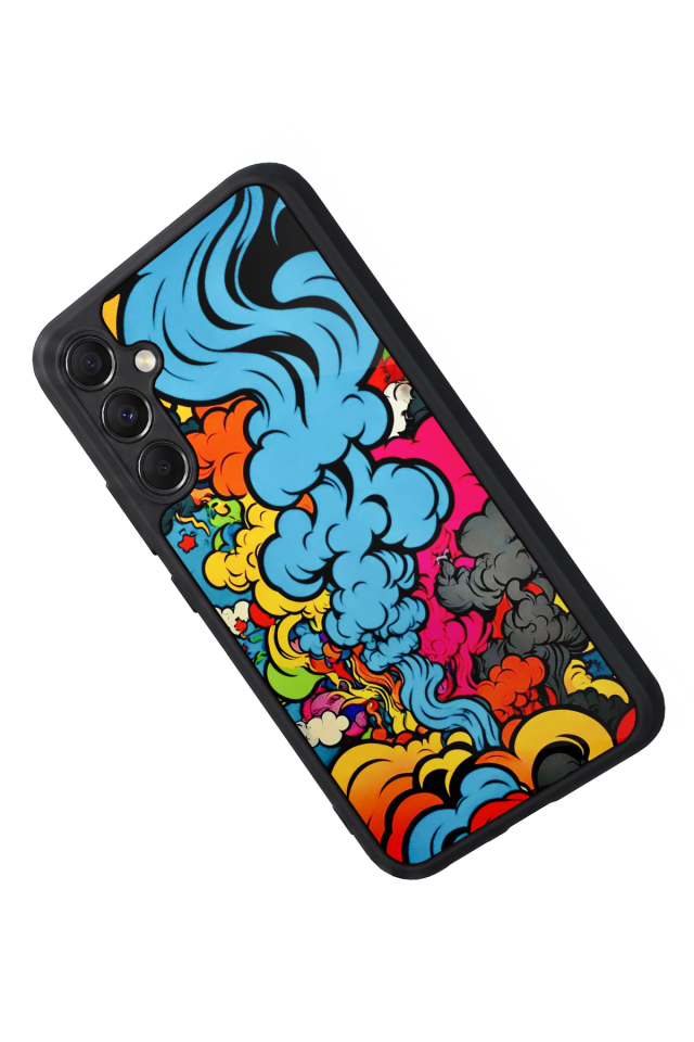 Samsung Galaxy A34 Uyumlu Abstract Tasarımlı Glossy Premium Kılıf