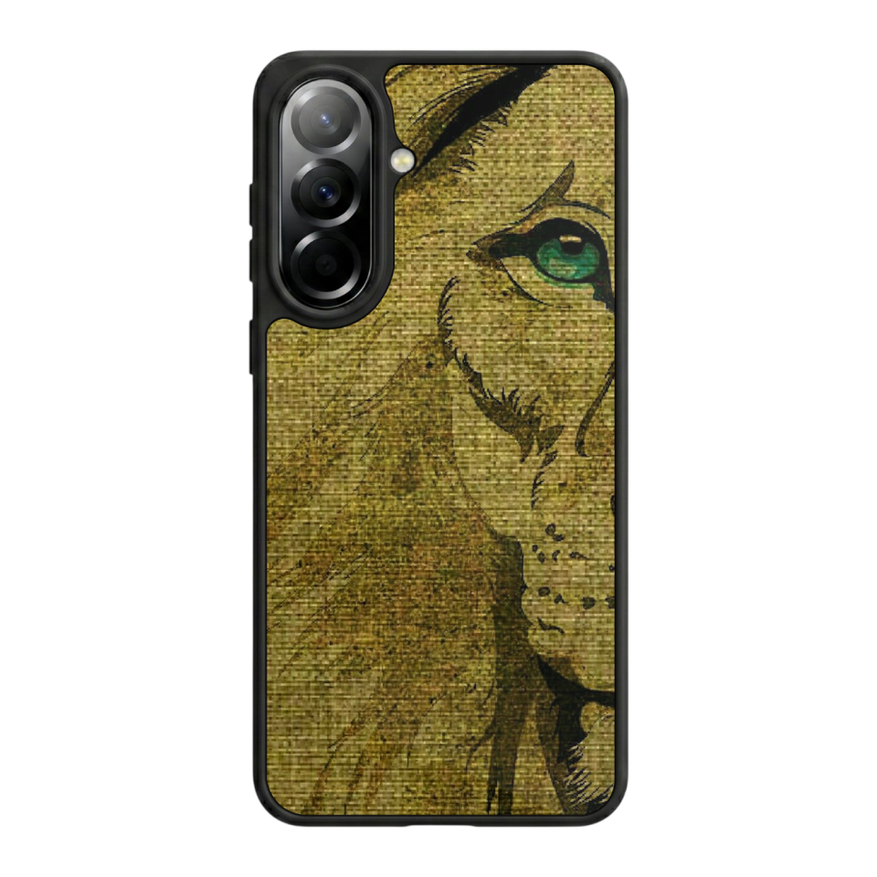 Samsung Galaxy A37 Uyumlu Aslan Tasarımlı Glossy Premium Kılıf