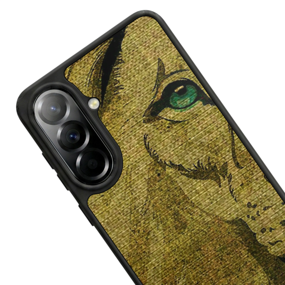 Samsung Galaxy A37 Uyumlu Aslan Tasarımlı Glossy Premium Kılıf