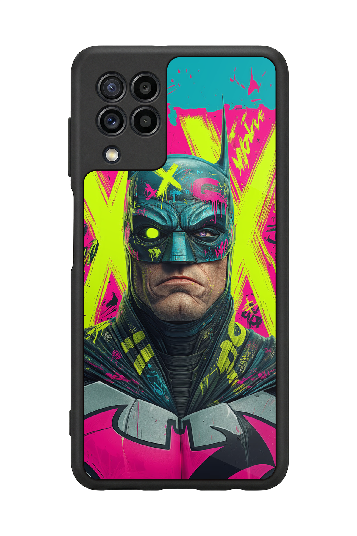 Samsung Galaxy M32 Uyumlu Batman Tasarımlı Glossy Premium Kılıf