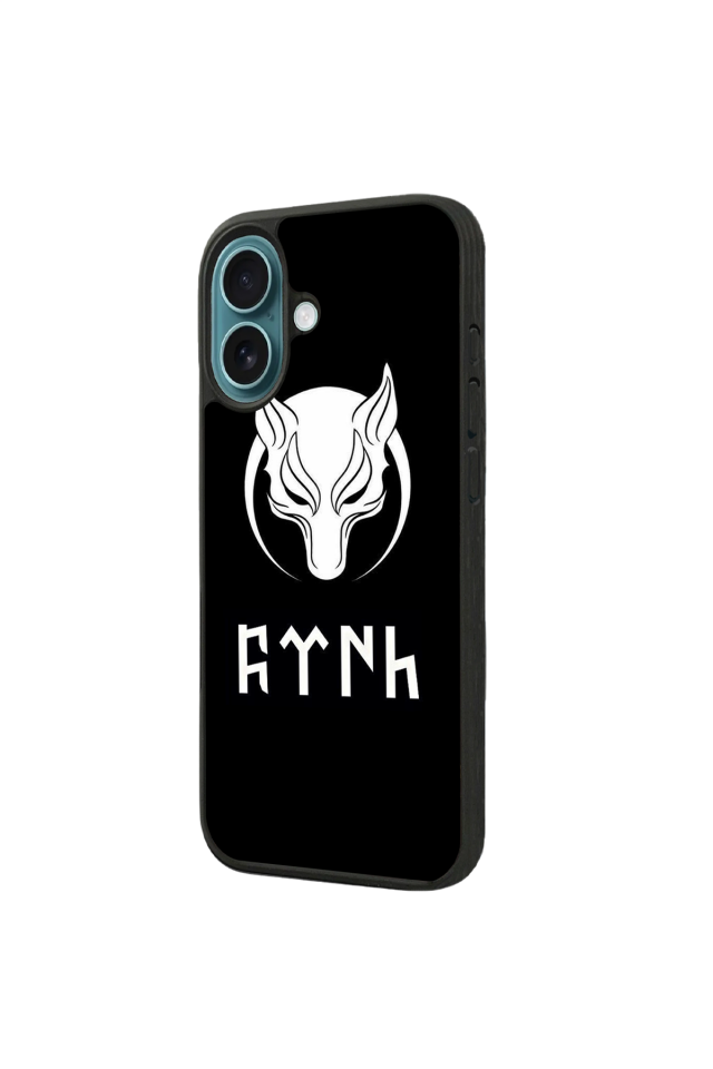 iPhone 16 Plus Uyumlu Bozkurt Tasarımlı Glossy Premium Kılıf