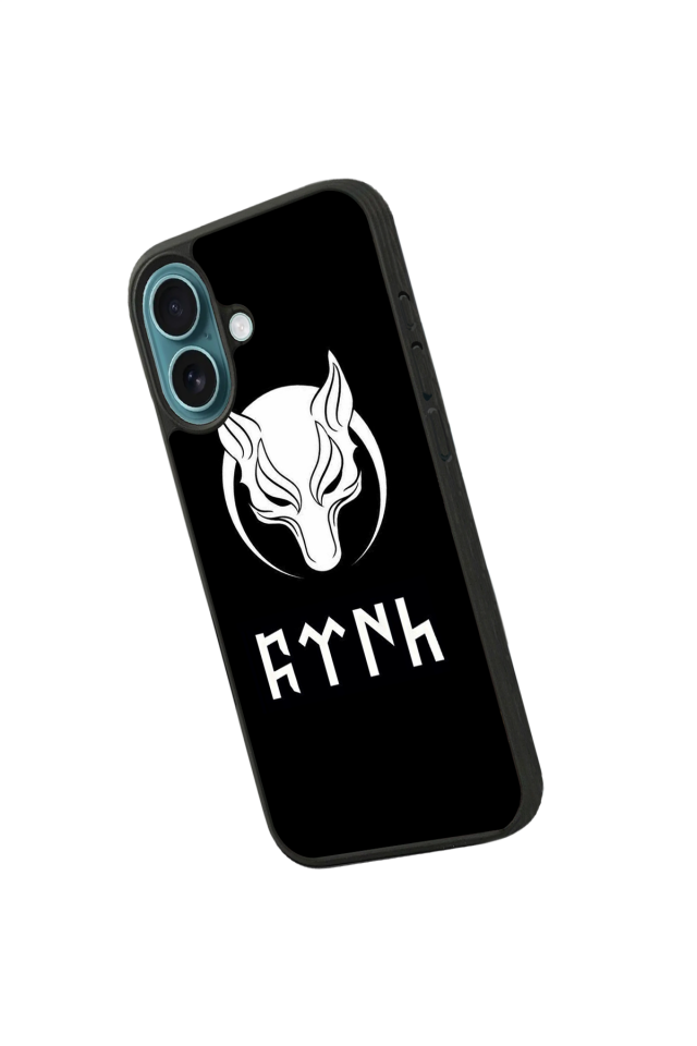 iPhone 16 Plus Uyumlu Bozkurt Tasarımlı Glossy Premium Kılıf