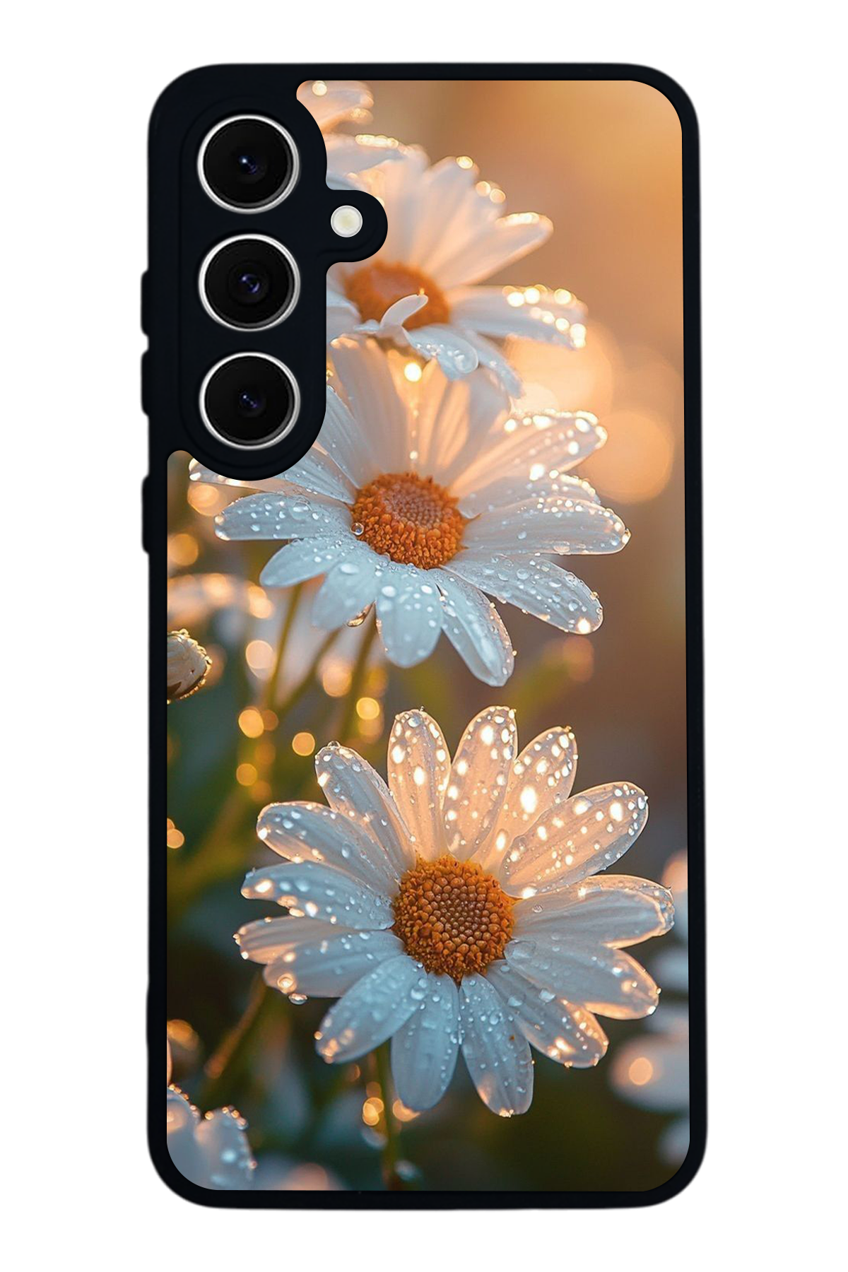 Samsung Galaxy A16 Uyumlu Cicek Tasarımlı Glossy Premium Kılıf