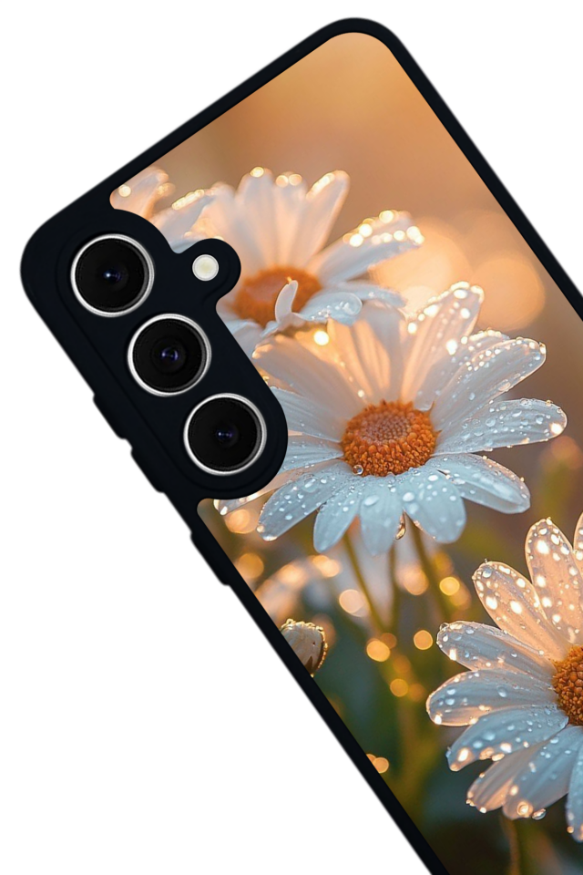 Samsung Galaxy A16 Uyumlu Cicek Tasarımlı Glossy Premium Kılıf