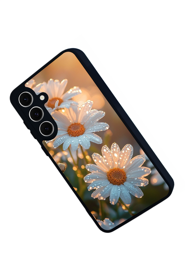 Samsung Galaxy A16 Uyumlu Cicek Tasarımlı Glossy Premium Kılıf
