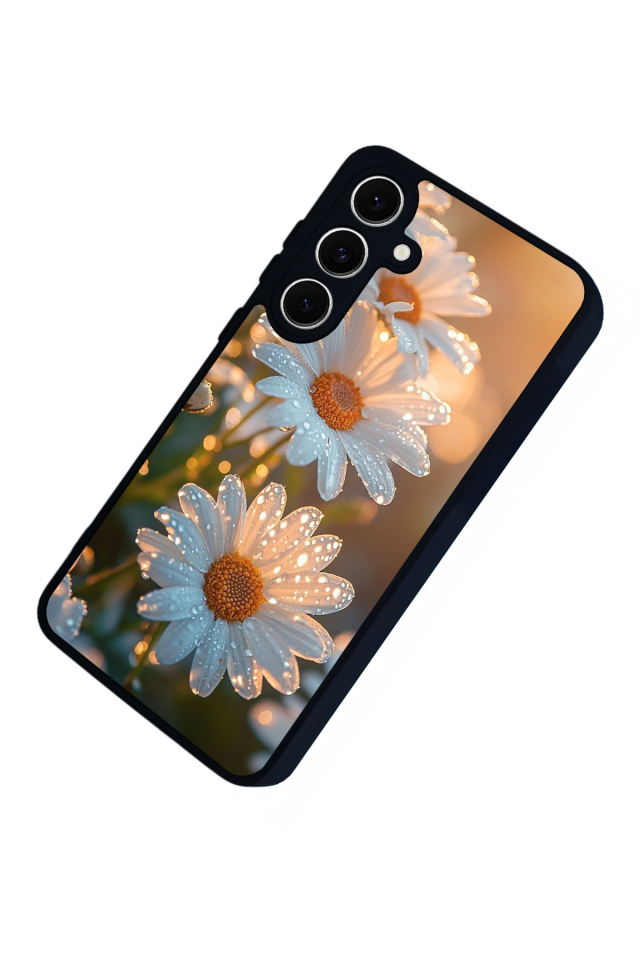Samsung Galaxy A16 Uyumlu Cicek Tasarımlı Glossy Premium Kılıf