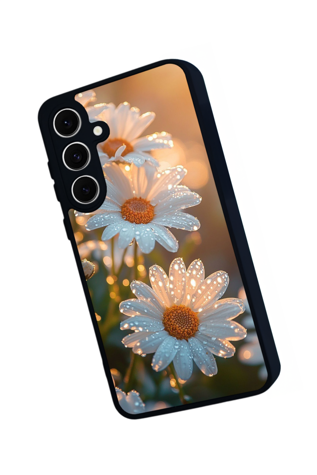 Samsung Galaxy A16 Uyumlu Cicek Tasarımlı Glossy Premium Kılıf