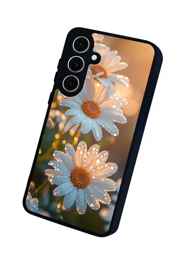 Samsung Galaxy A16 Uyumlu Cicek Tasarımlı Glossy Premium Kılıf