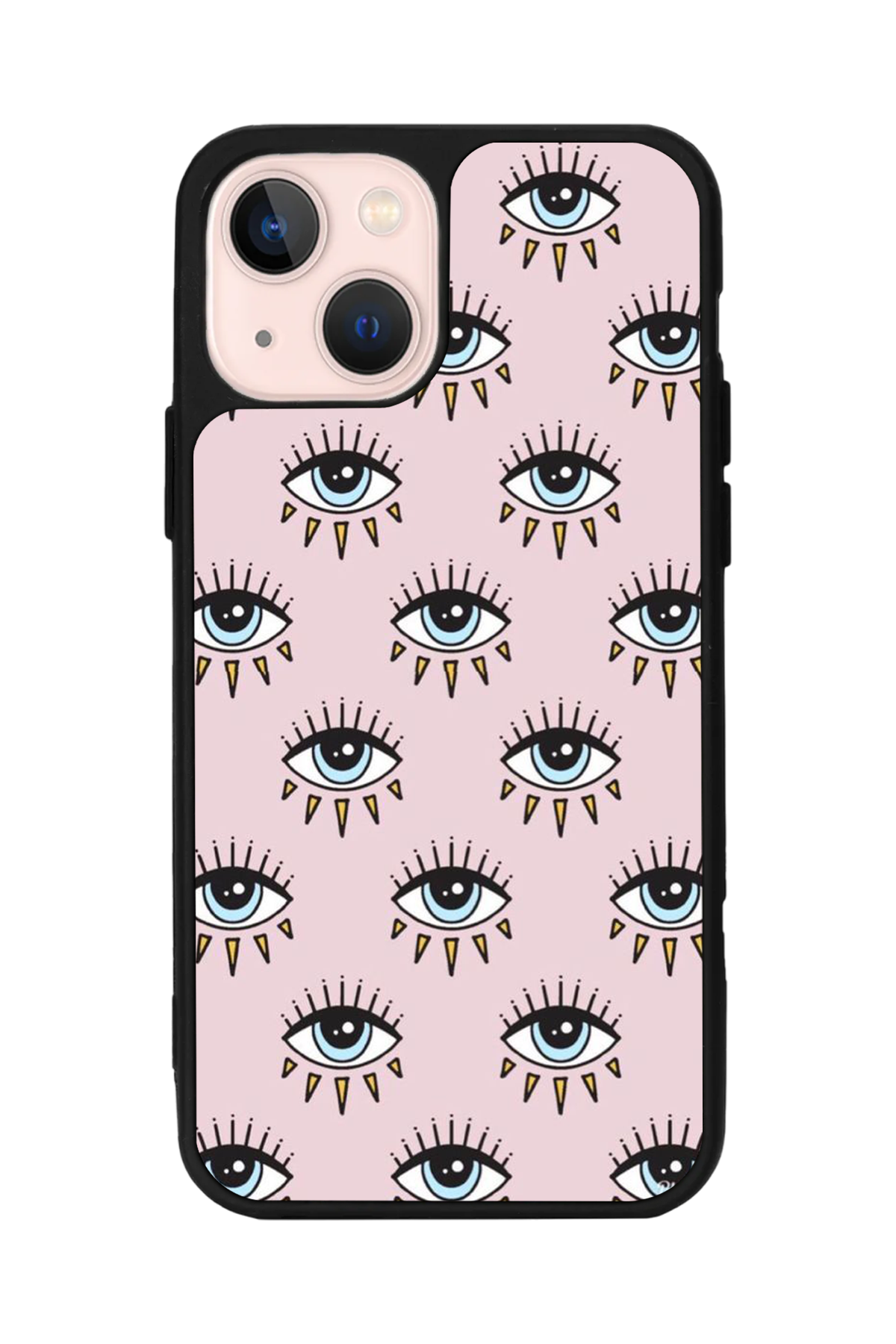 iPhone 15 Plus Uyumlu Göz Tasarımlı Glossy Premium Kılıf