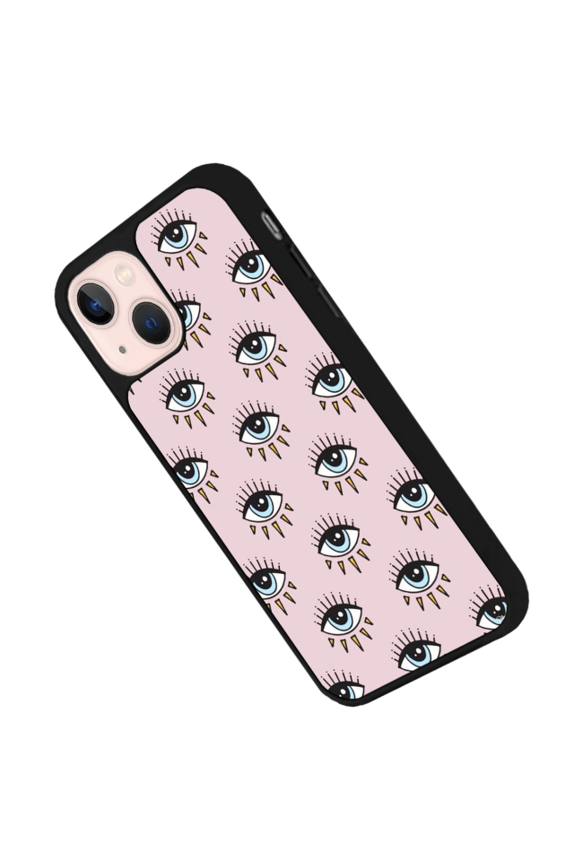 iPhone 15 Plus Uyumlu Göz Tasarımlı Glossy Premium Kılıf