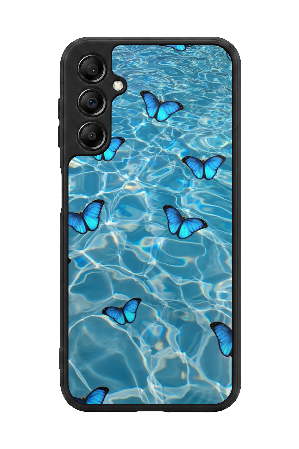 Samsung Galaxy A14 Uyumlu Kelebek Tasarımlı Glossy Premium Kılıf