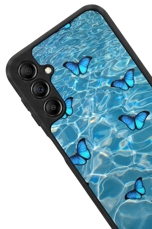 Samsung Galaxy A14 Uyumlu Kelebek Tasarımlı Glossy Premium Kılıf