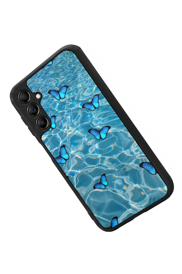 Samsung Galaxy A14 Uyumlu Kelebek Tasarımlı Glossy Premium Kılıf