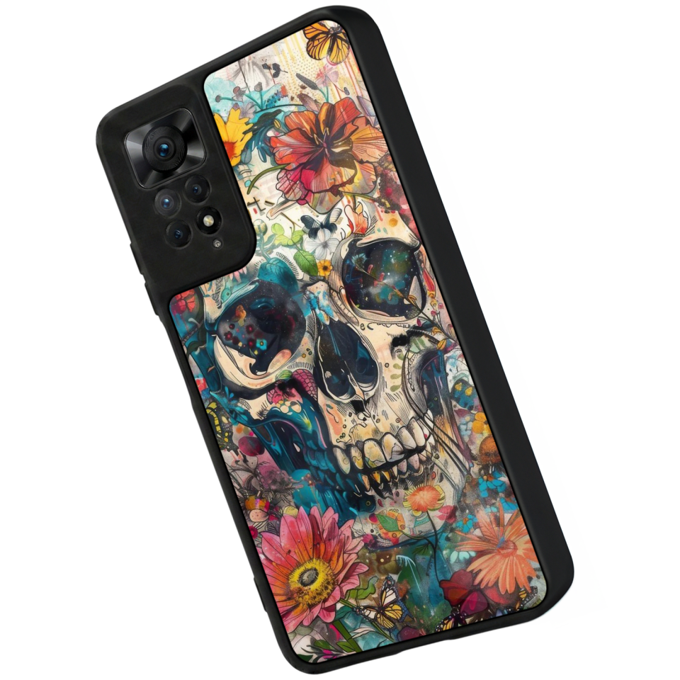 Xiaomi Redmi Note 11 Pro Uyumlu KuruKafa Tasarımlı Glossy Premium Kılıf