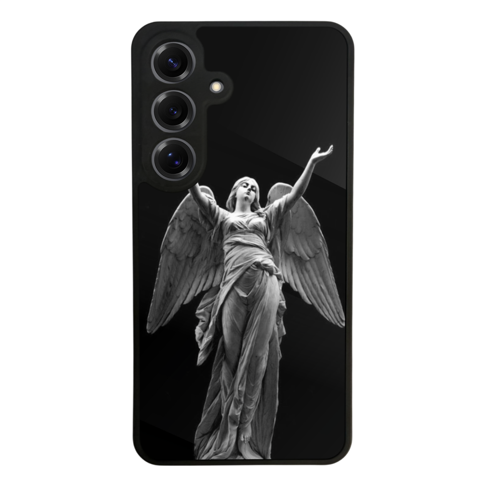 Samsung Galaxy S25 Uyumlu Melek Tasarımlı Glossy Premium Kılıf