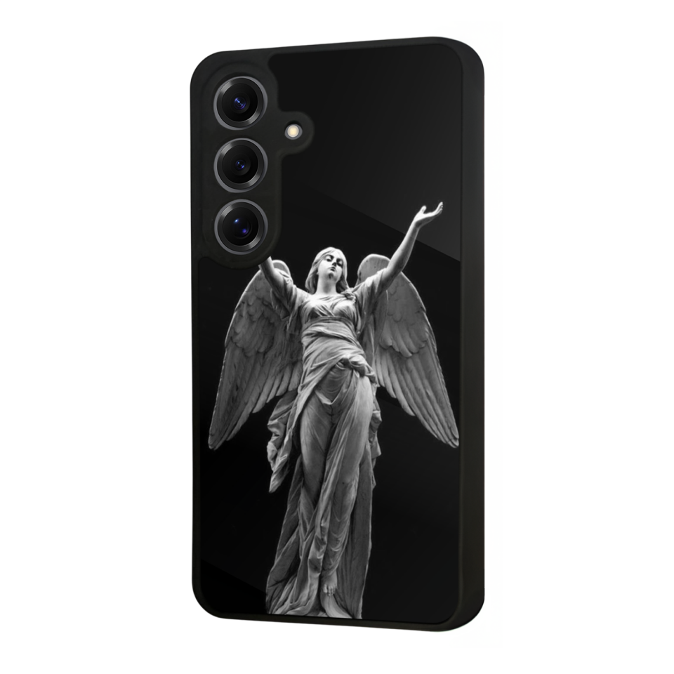 Samsung Galaxy S25 Uyumlu Melek Tasarımlı Glossy Premium Kılıf