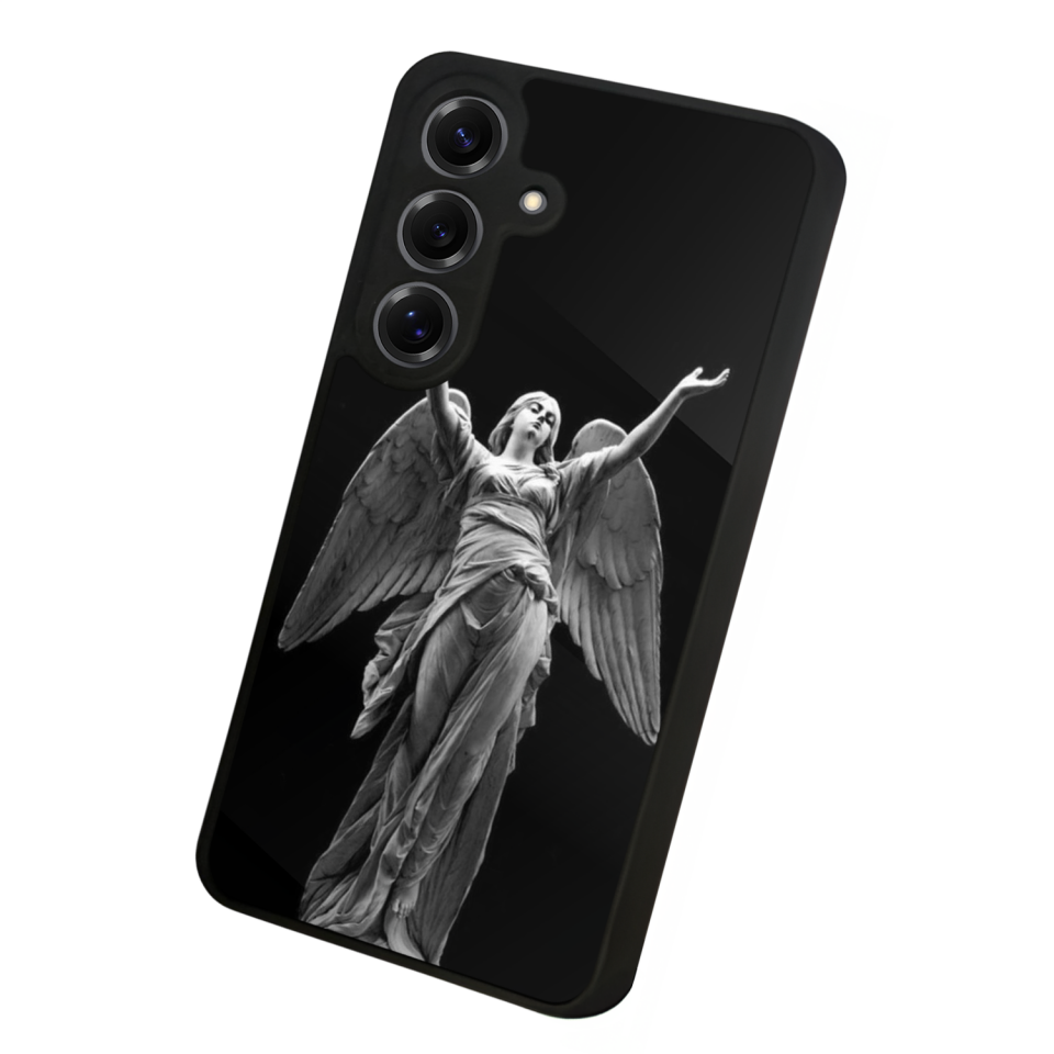 Samsung Galaxy S25 Uyumlu Melek Tasarımlı Glossy Premium Kılıf